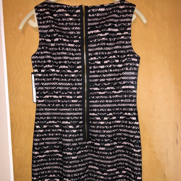 NWT Tahari blush black lace dress - Picture 2 of 6